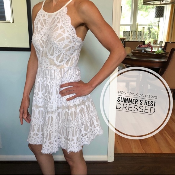 dear moon Dresses & Skirts - 🤩Host Pick 💛Dear Moon lace overlay dress 👗